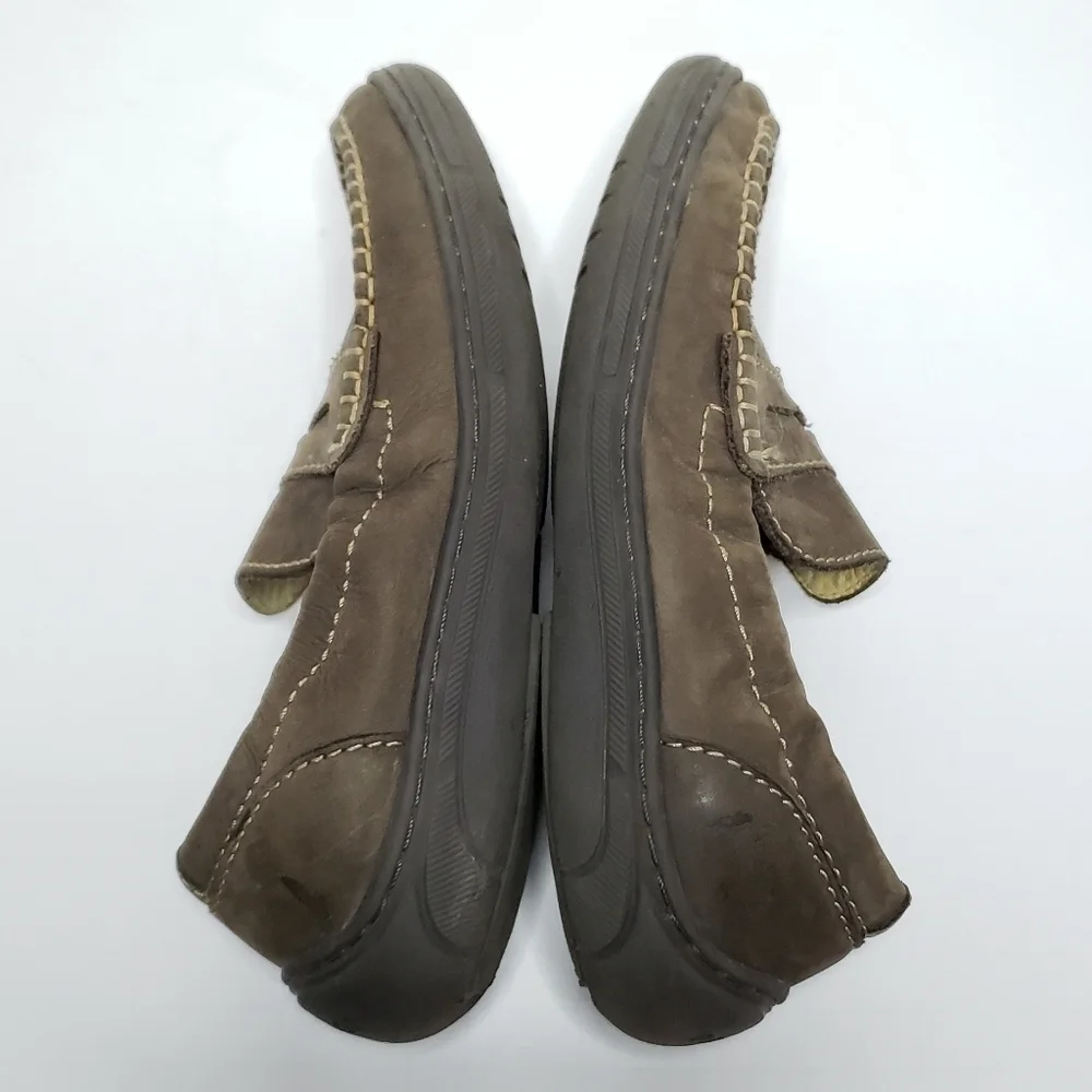 Primigi Brown Leather Penny Loafer Driving Moccasin Casual Dress Shoe 2.5
